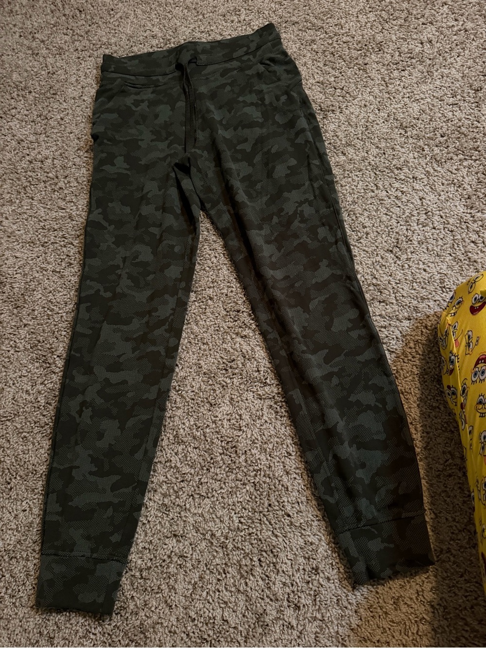 Camouflage Jogger Pants - Olive Green